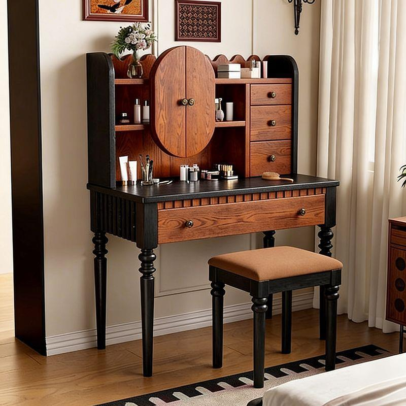 Vintage Makeup Vanity Table - Bedroom furniture - QONKA HOME