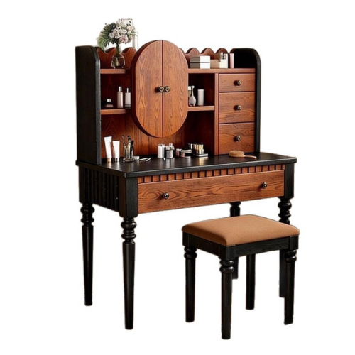 Vintage Makeup Vanity Table - Bedroom furniture - QONKA HOME