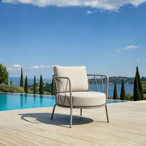 Outdoor Aluminum Sofa Set - Outdoor furniture - QONKA HOME