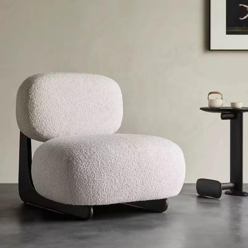 Fabric Single Accent Chair - Living room furniture - QONKA HOME