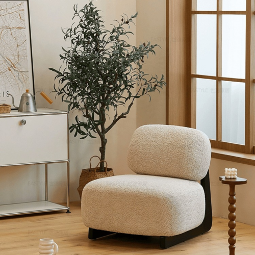 Fabric Single Accent Chair - Living room furniture - QONKA HOME