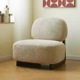 Fabric Single Accent Chair - Living room furniture - QONKA HOME