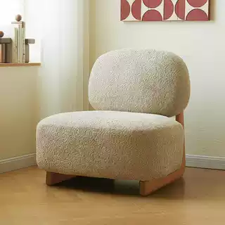 Fabric Single Accent Chair - Living room furniture - QONKA HOME