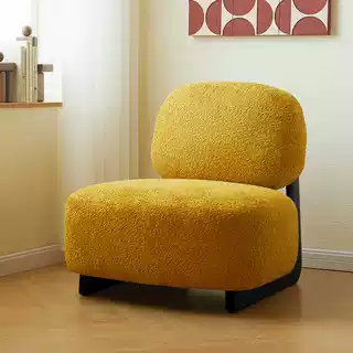 Fabric Single Accent Chair - Living room furniture - QONKA HOME