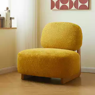 Fabric Single Accent Chair - Living room furniture - QONKA HOME