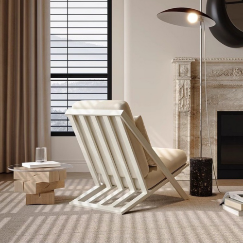 Designer Matte Velvet Leisure Accent Chair - Living room furniture - QONKA HOME