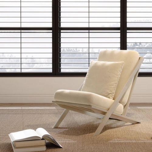Designer Matte Velvet Leisure Accent Chair - Living room furniture - QONKA HOME
