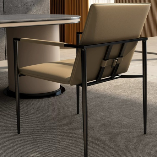 Modern Leather Office Reception and Dining Chairs - Living room furniture - QONKA HOME
