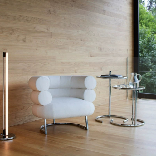 Modern-Style Leather Armchair—Customizable Upholstery - Living room furniture - QONKA HOME