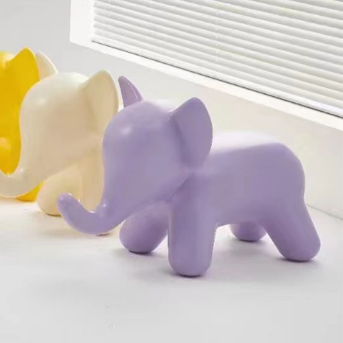 Elephant Shape Kids Plastic Stool - kids furniture - QONKA HOME