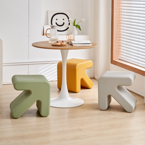 Cute Cartoon-Themed Children’s Arrow Stool - kids furniture - QONKA HOME