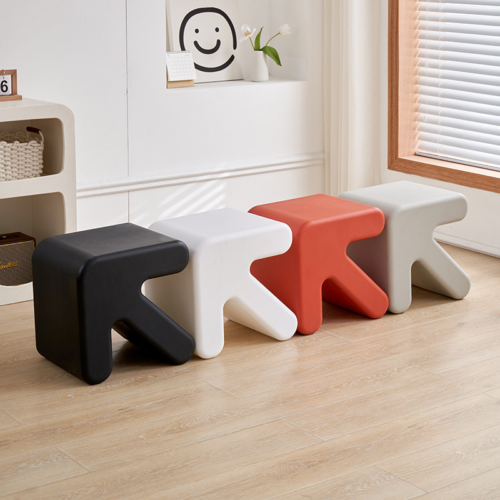 Cute Cartoon-Themed Children’s Arrow Stool - kids furniture - QONKA HOME