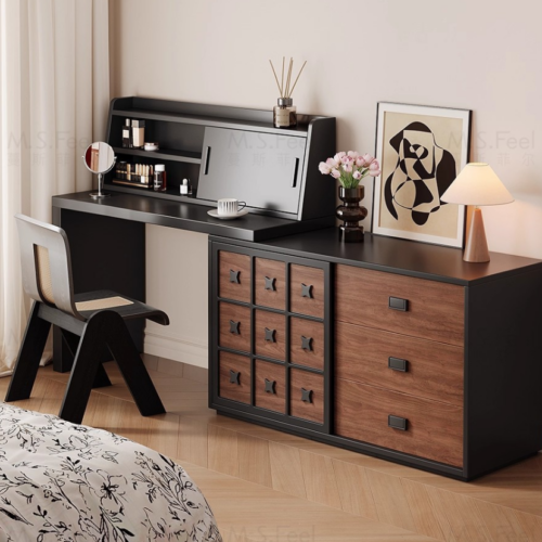 Extendable Convertible Makeup Vanity Table - Bedroom furniture - QONKA HOME