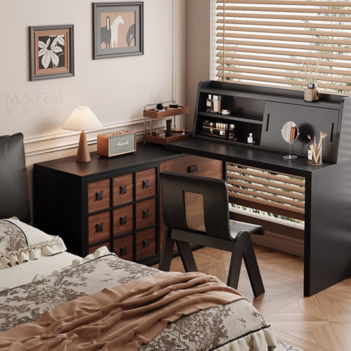 Extendable Convertible Makeup Vanity Table - Bedroom furniture - QONKA HOME