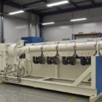 Linea di produzione per l'estrusione della plastica
