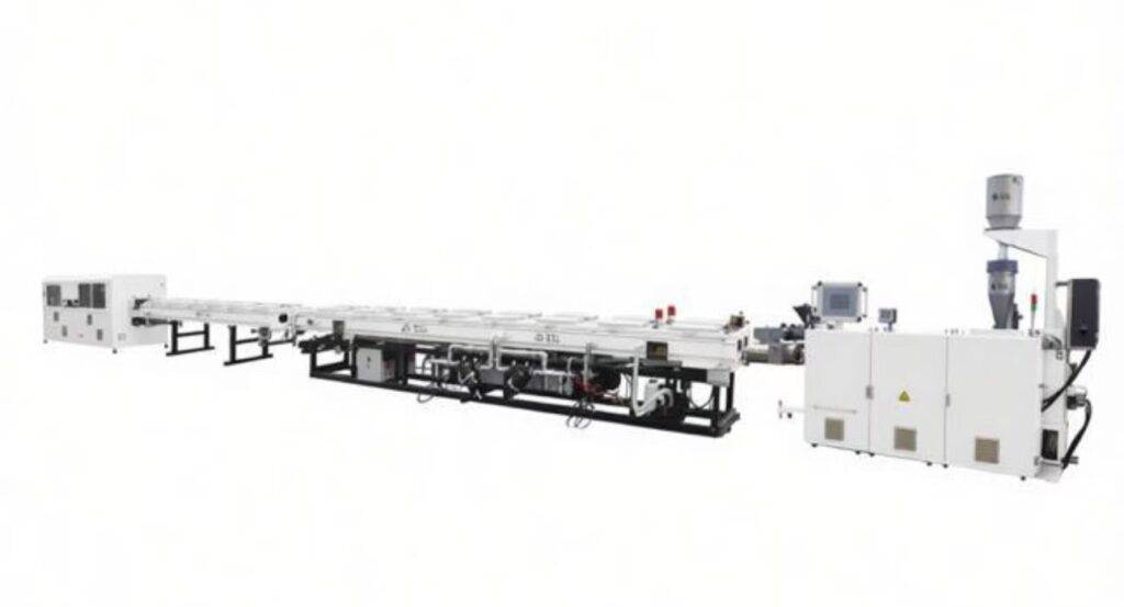 φ20-63mm High speed HDPEPPR pipe double-strand extrusion line - Plastic Extrusion Production Line - runleadmachine.com