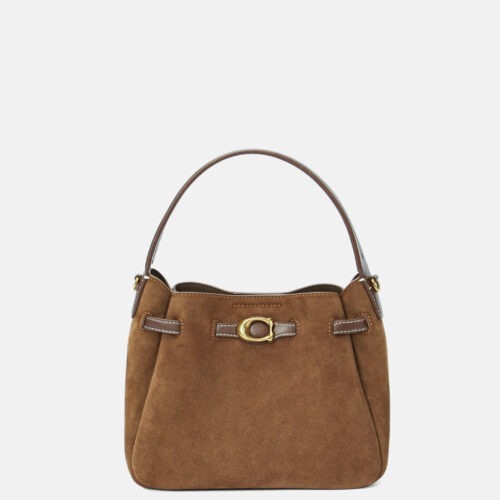 Valerie Suede Bucket Bag - Crossbody Bags - zybags.com