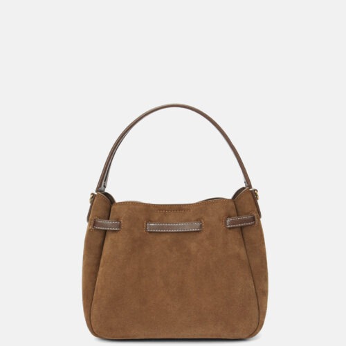 Valerie Suede Bucket Bag - Crossbody Bags - zybags.com