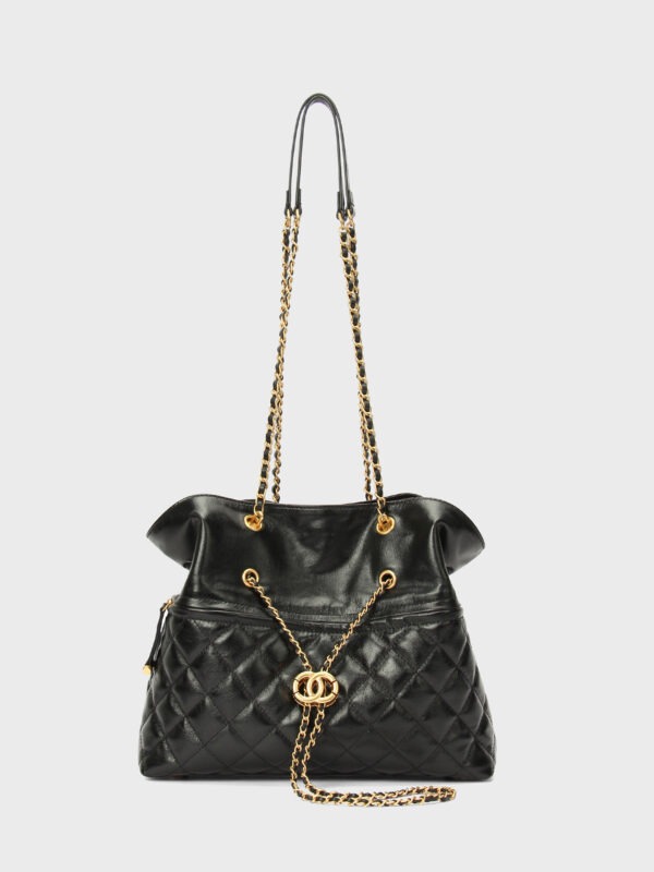 Penelope Quilted Chain Tote - Crossbody Bags - zybags.com