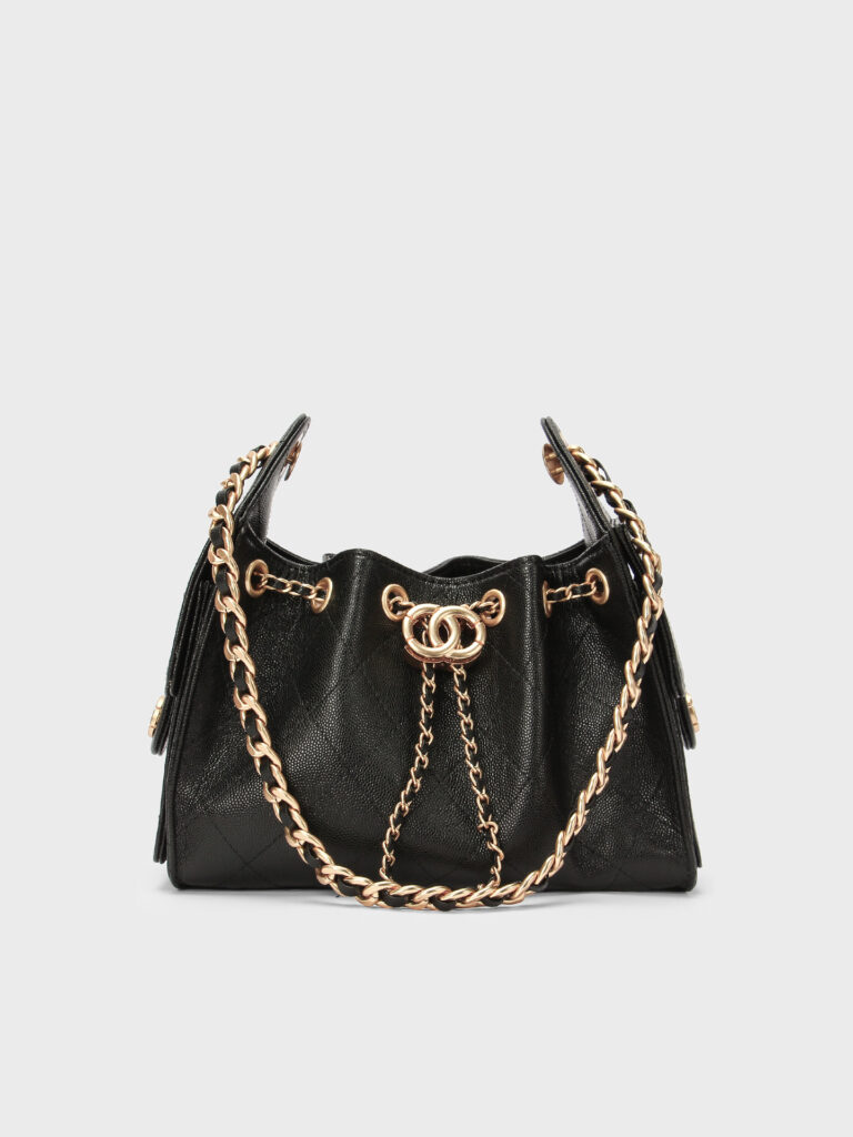 Bianca Chain Bucket Bag - Crossbody Bags - zybags.com