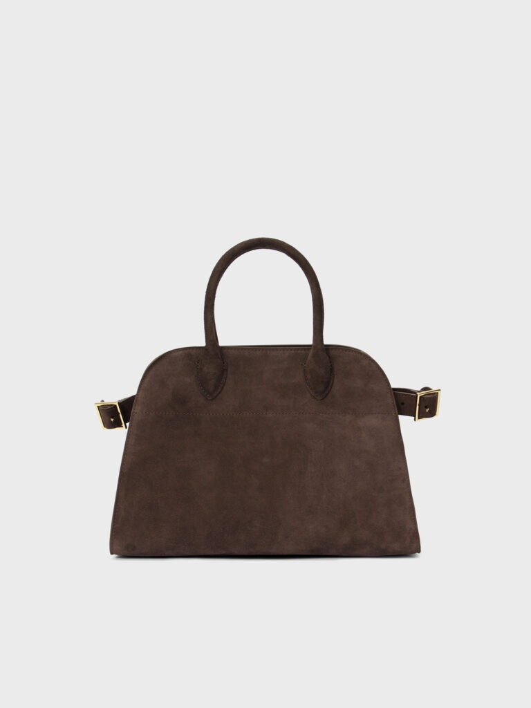 Amelia Suede Top Handle Bag - Handbags - zybags.com
