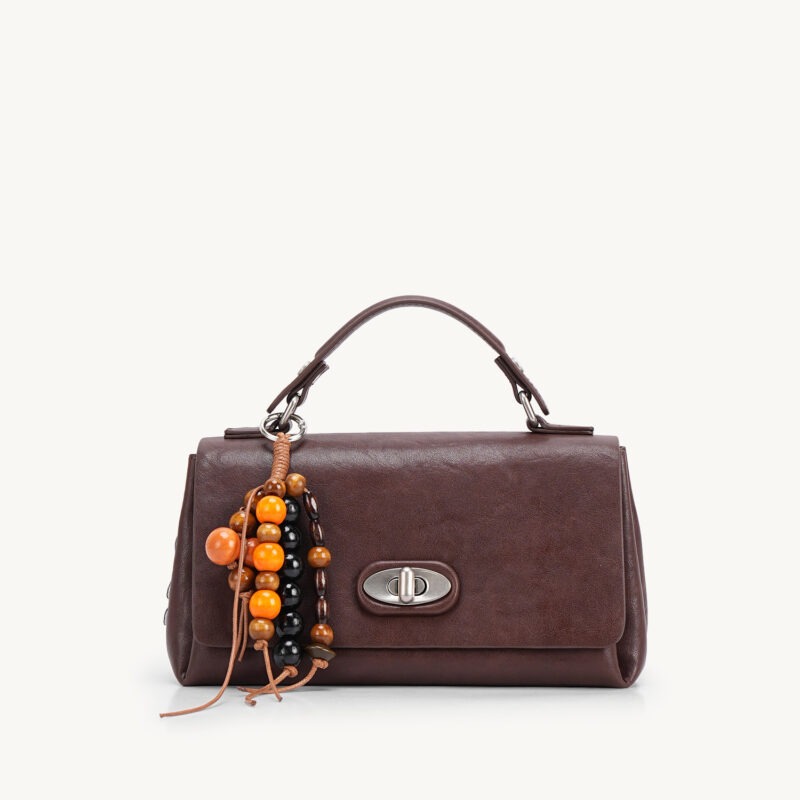 Natalie Leather Flap Bag - Handbags - zybags.com