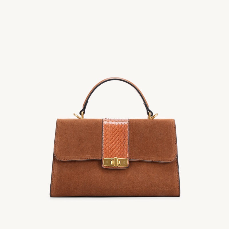 Audrey Structured Top Handle Bag - Handbags - zybags.com