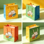 Custom Cartoon Printed Kraft Paper Gift Shopping Bags with Custom Logo Service - BAGS - topcolorprinting.com