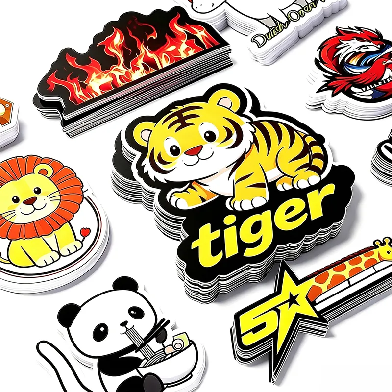 Custom Die Cut Stickers | Waterproof Vinyl Die‑Cut Stickers Wholesale OEM Service - Die Cut Stickers - topcolorprinting.com