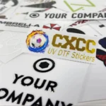 Custom 3D UV Dtf Transfer Stickers Personalized Printing Labels Transparent Wa...