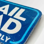 Custom Premium Logo Stickers Spot UV Raised Die Cut Sticker Adhesive 3D Varnish Printing Waterproof PVC Vinyl Label Sticke...
