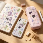 Custom Holographic Reflective Die Cut Sticker Multicolor Glitter Laser Cartoon...