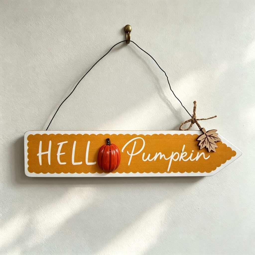 Herbstliche Holzdekoration – Herbst – life-deco.com