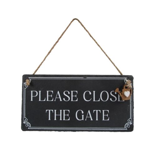 Slate Hanging Wall Plaque - Garden Décor - life-deco.com