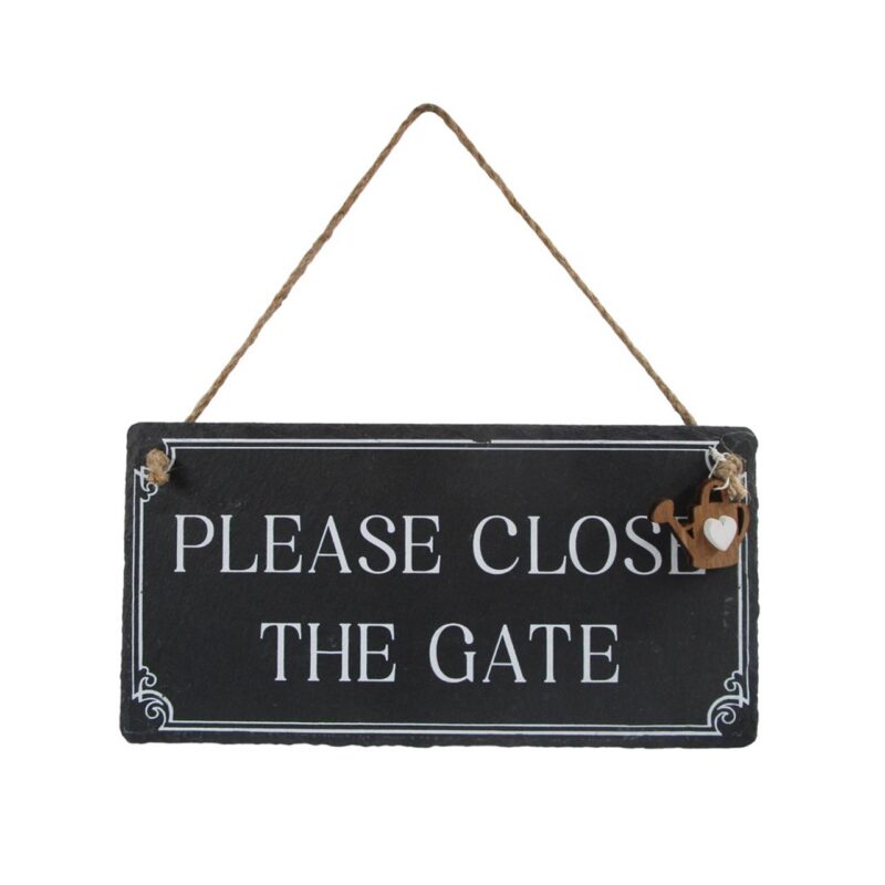Slate Hanging Wall Plaque - Garden Décor - life-deco.com