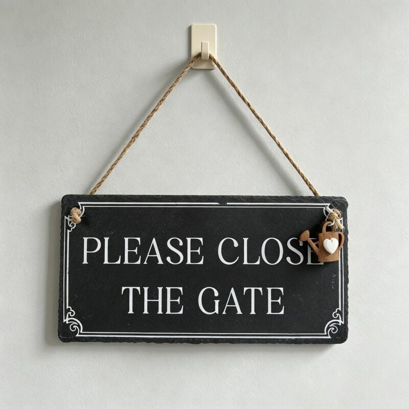 Slate Hanging Wall Plaque - Garden Décor - life-deco.com