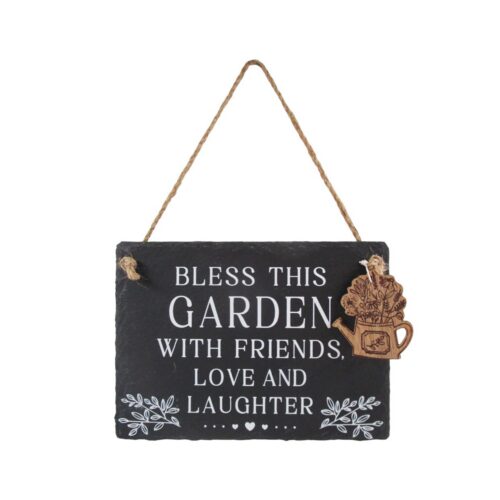 Slate Garden Hanging Plaque - Garden Décor - life-deco.com