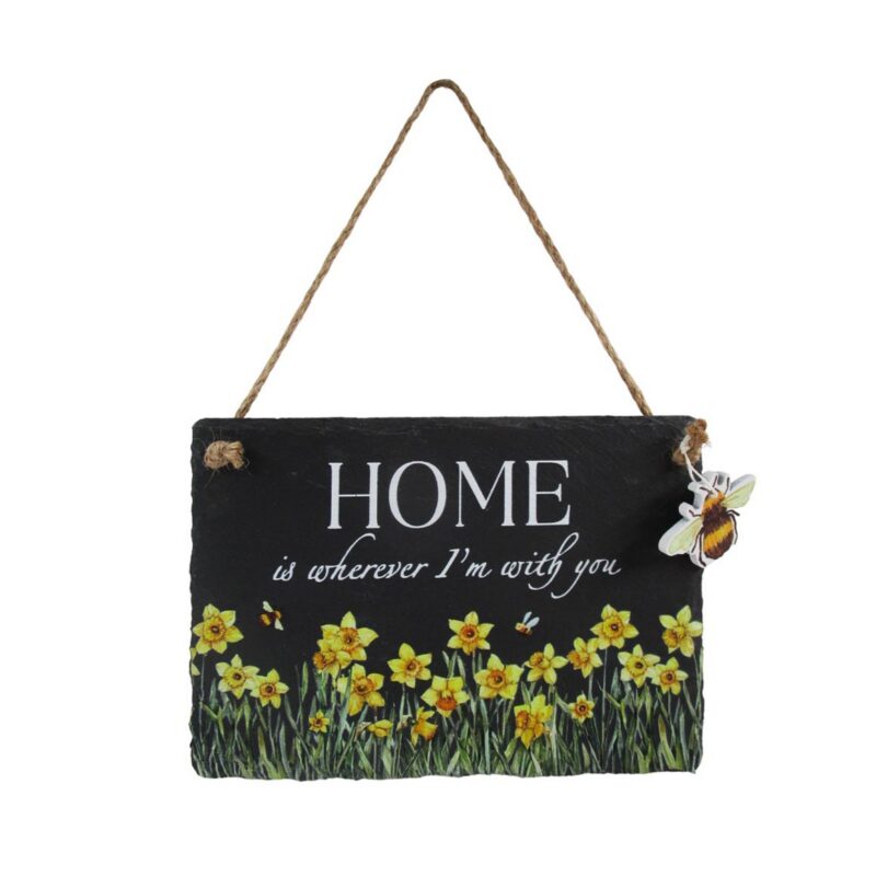 Slate Garden Hanging Plaque - Garden Décor - life-deco.com