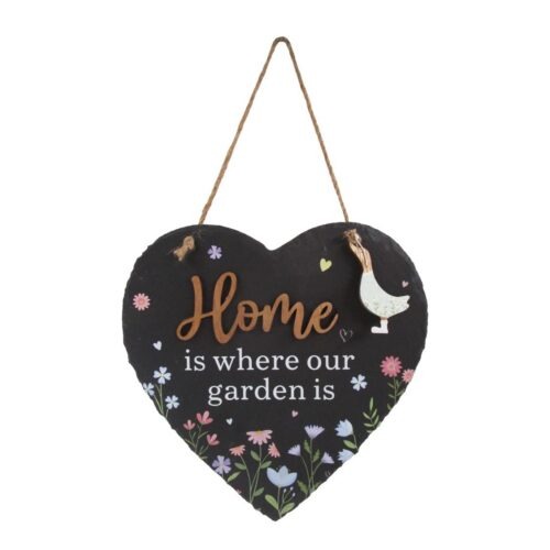 Hängeschild „Slate Garden“ – Gartendekoration – life-deco.com