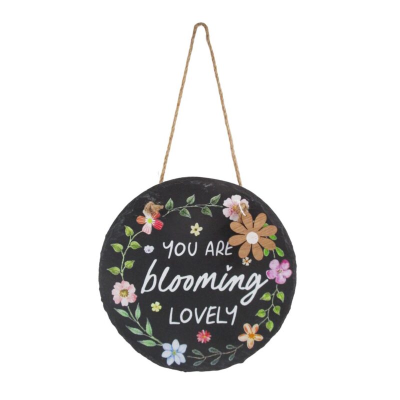 Wandplakette aus Schiefer – Gartendekoration – life-deco.com