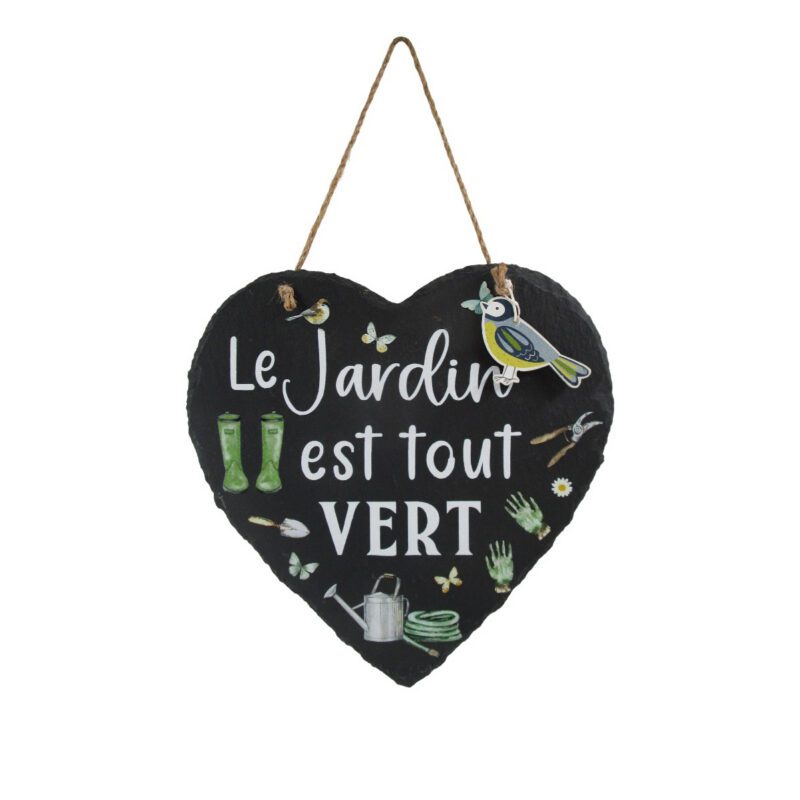 Slate Hanging Wall Plaque - Garden Décor - life-deco.com