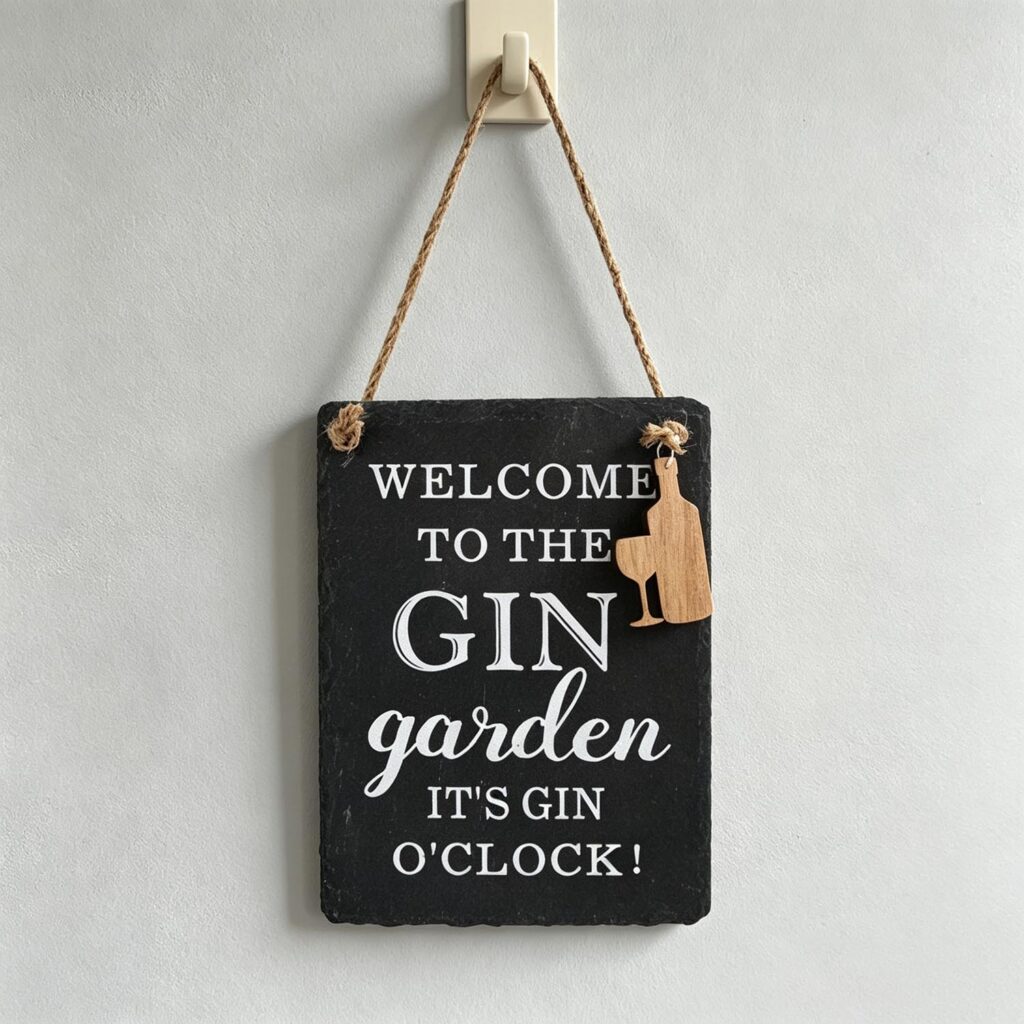Slate Hanging Wall Plaque - Garden Décor - life-deco.com