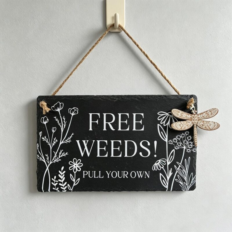 Slate Hanging Wall Plaque - Garden Décor - life-deco.com