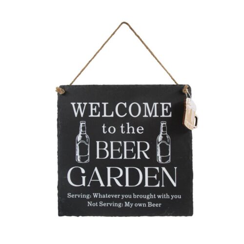 Slate Hanging Wall Plaque - Garden Décor - life-deco.com