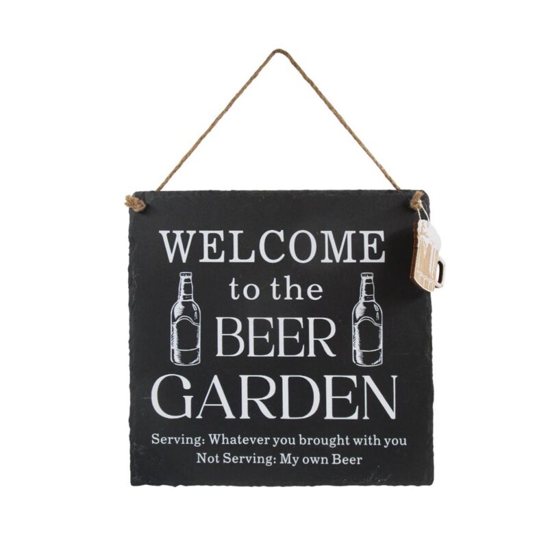 Slate Hanging Wall Plaque - Garden Décor - life-deco.com