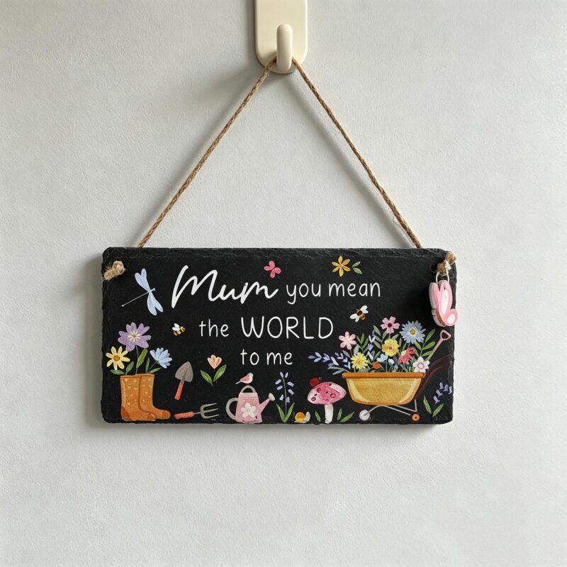 Slate Hanging Wall Plaque - Garden Décor - life-deco.com