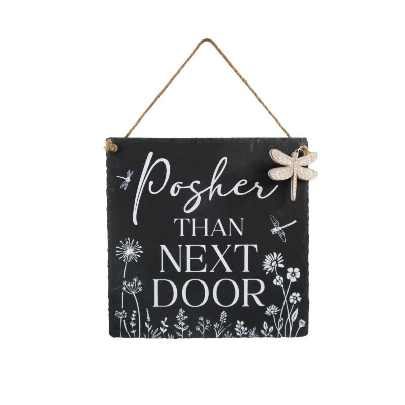 Slate Hanging Wall Plaque - Garden Décor - life-deco.com