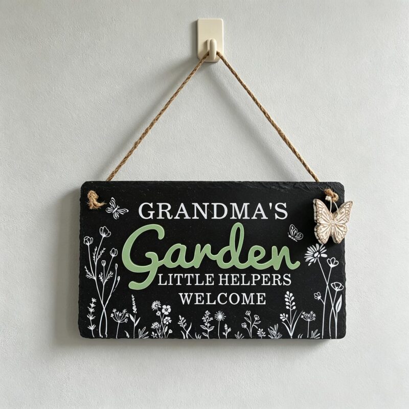 Slate Hanging Wall Plaque - Garden Décor - life-deco.com