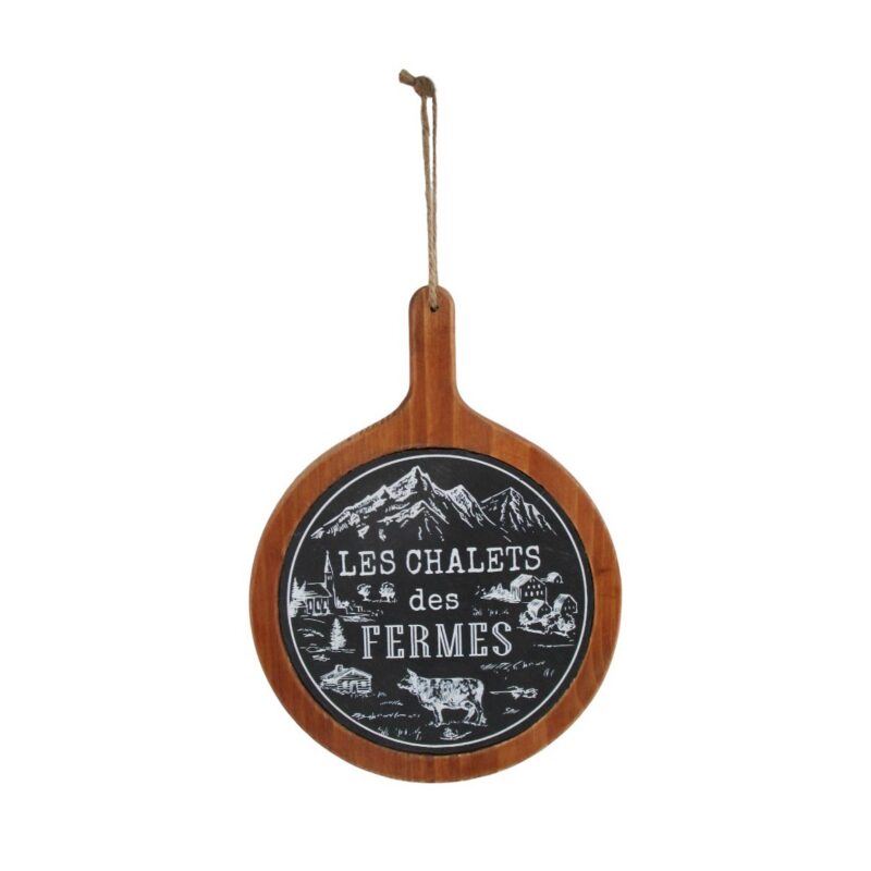 Wooden Round Hanging Plaque - Farmhouse & Country - life-deco.com