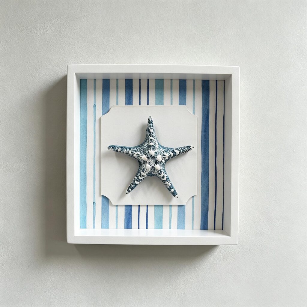 Coastal Starfish Shadow Box Wall Decor - Coastal (Summer)...